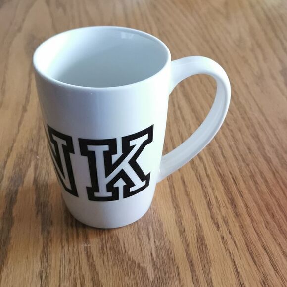 PINK Victoria's Secret White Coffee Mug New - Picture 1 of 4